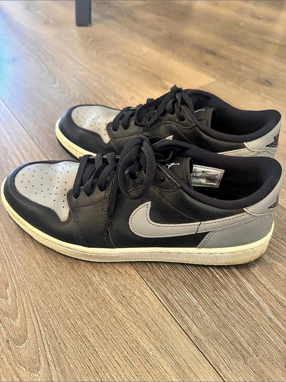 Jordan Air Jordan 1 Low Sneakers Black & Gray US 9